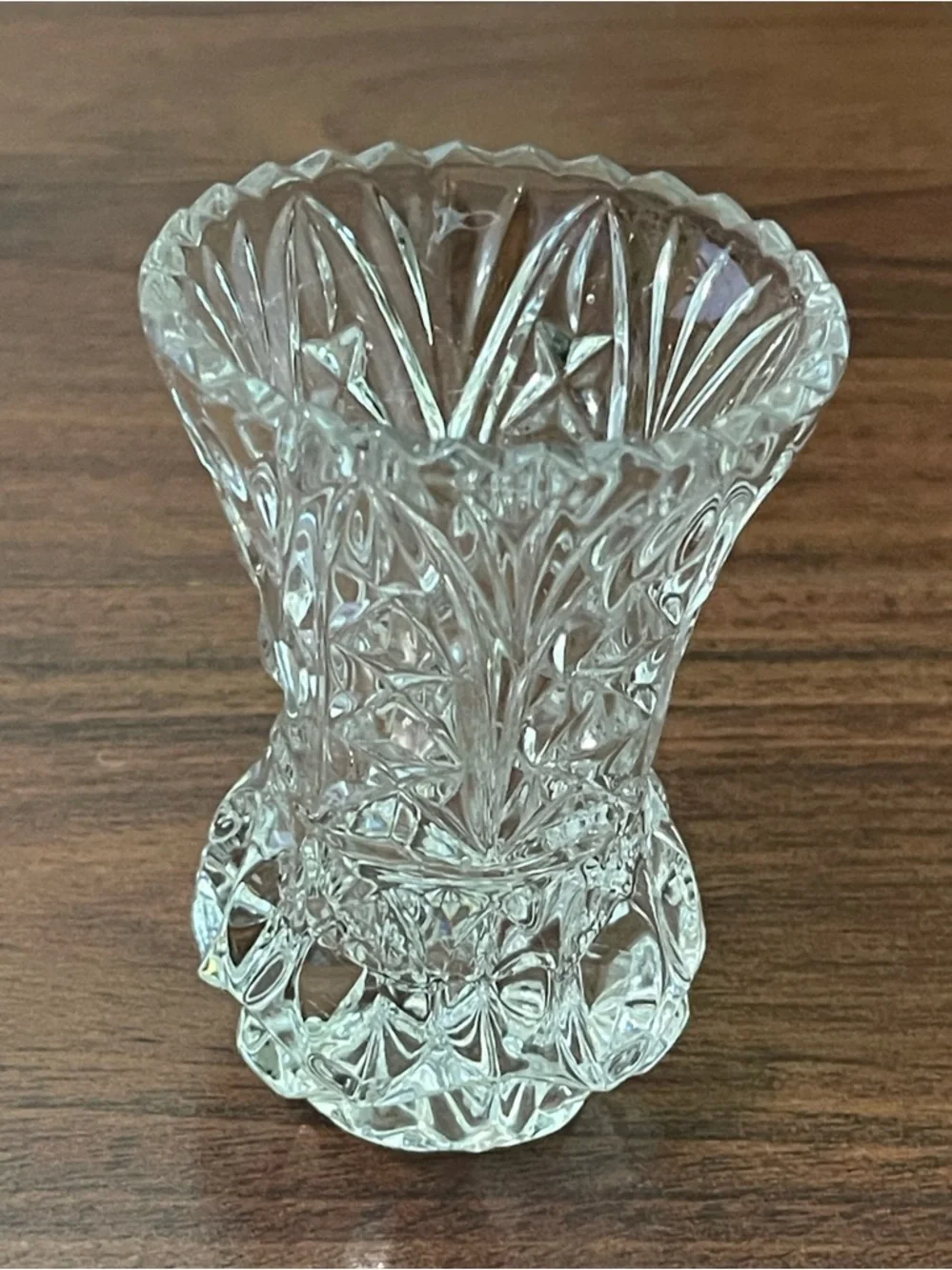 vintage Crystal Zajecar 24% lead crystal bud vase